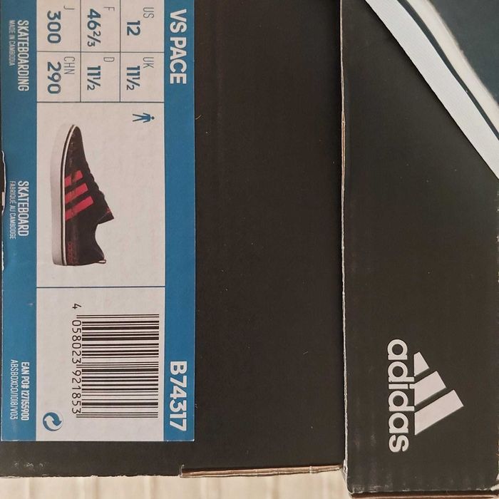 Adidas VS PACE 2.0 Sapatilhas Homem, Tam. 46,5 Por Estrear!