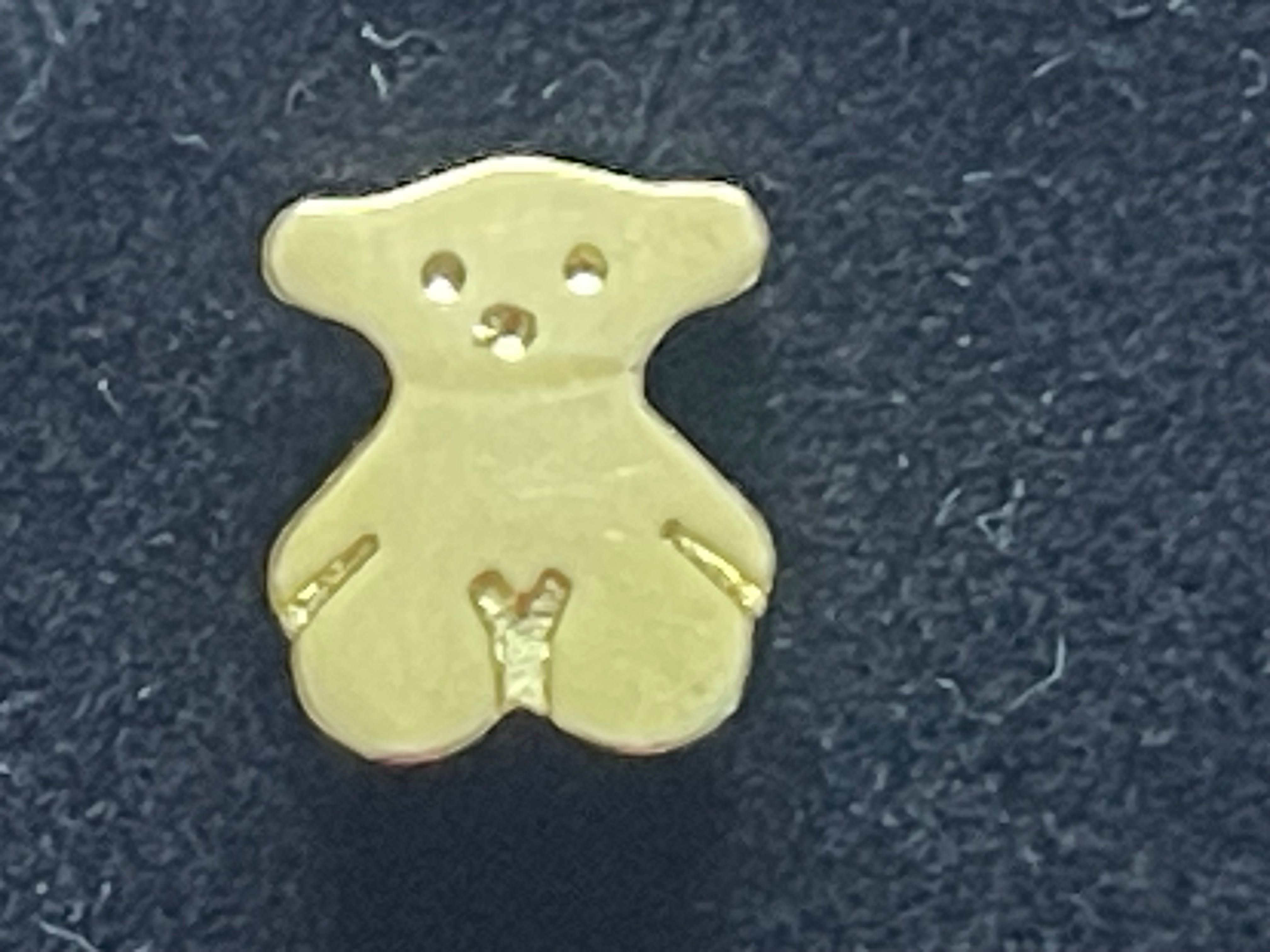 Tous kolczyki Sweet Dolls złote miśki grube