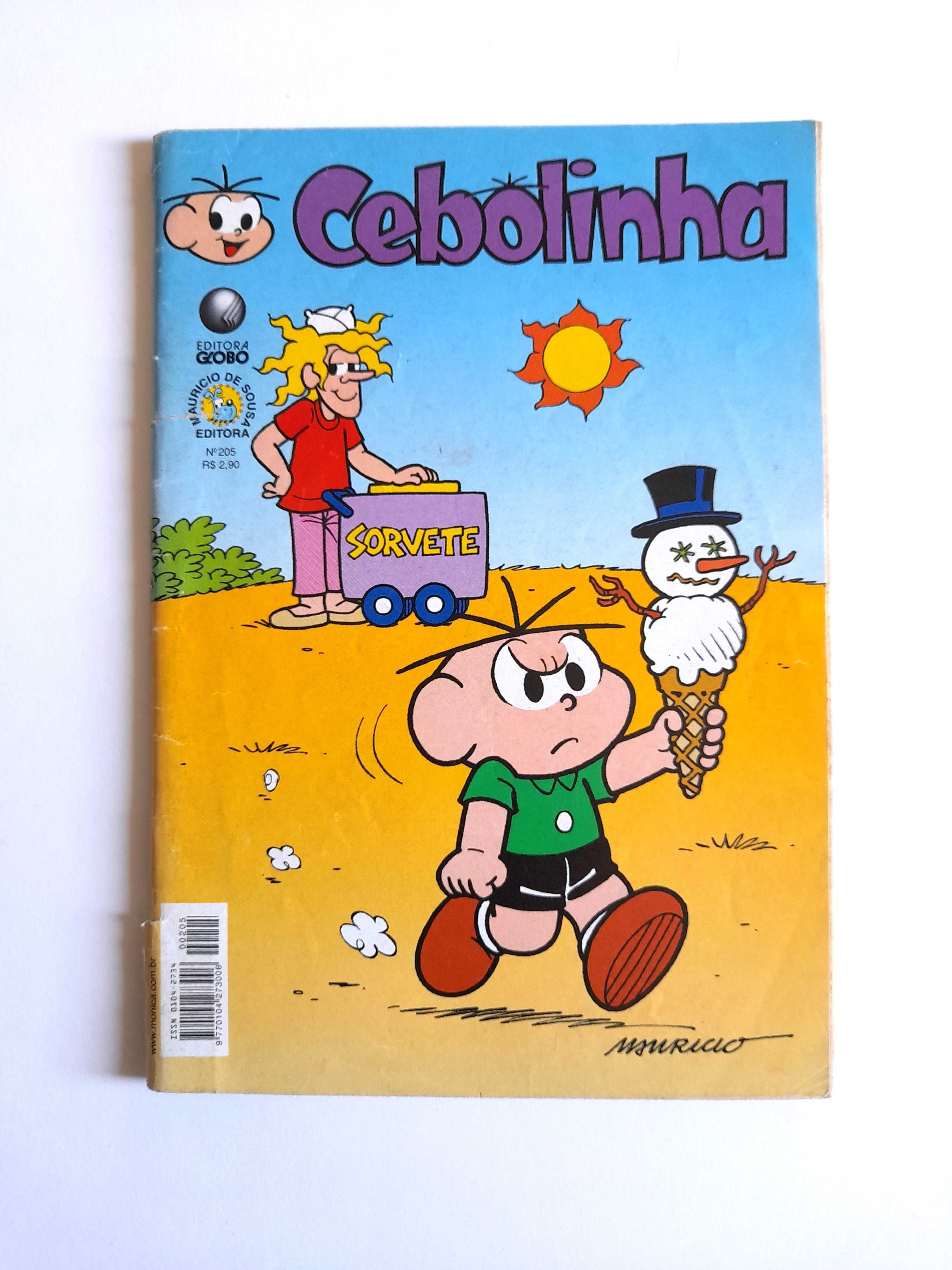 Livro BD Cebolinha Número 205 Turma da Mônica