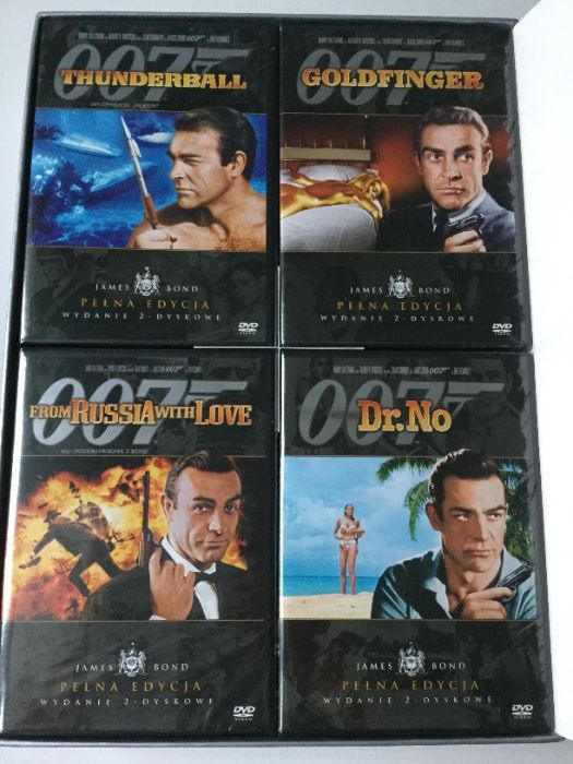 James Bond, 40 DVD, PL