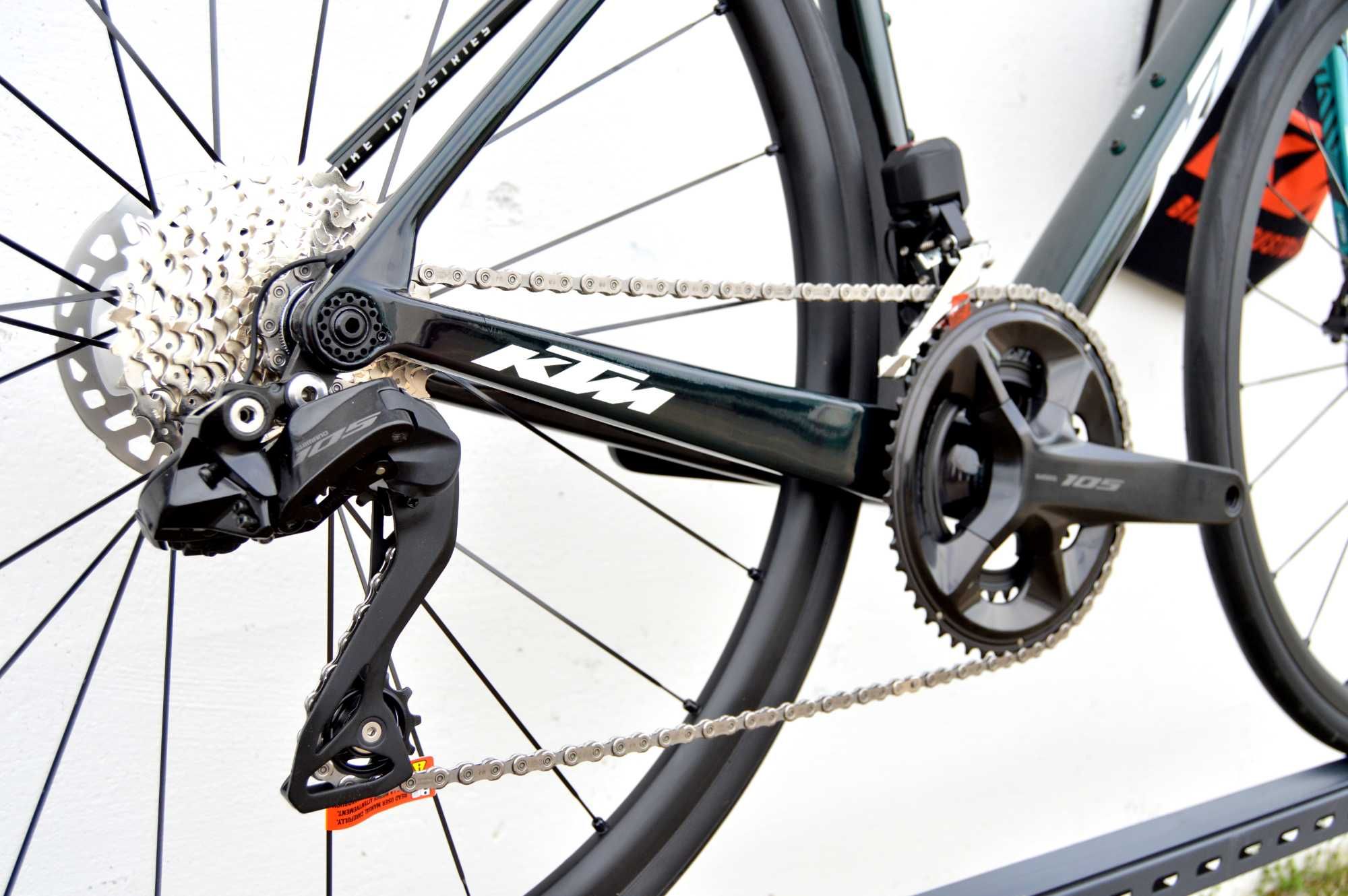 FV23% Przebieg 5km KTM Revelator Alto Elite Di2 elektronika 2x12 XL