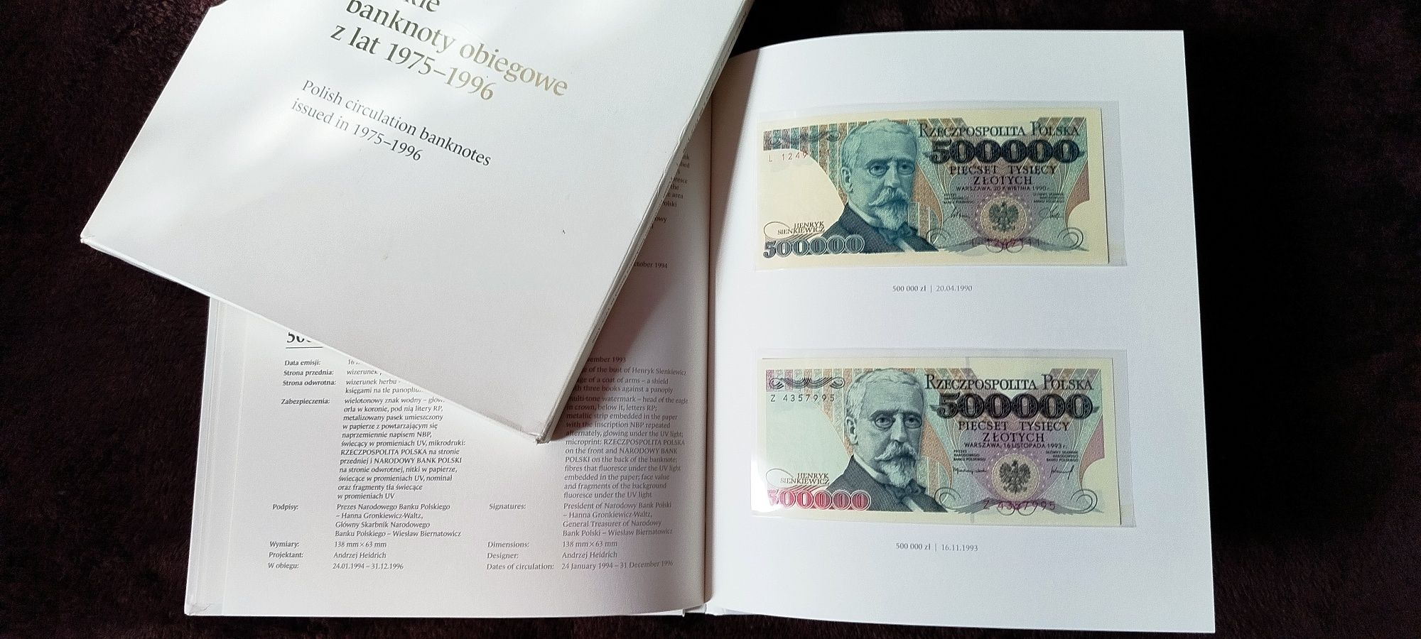 Banknoty NBP z przed denominacji