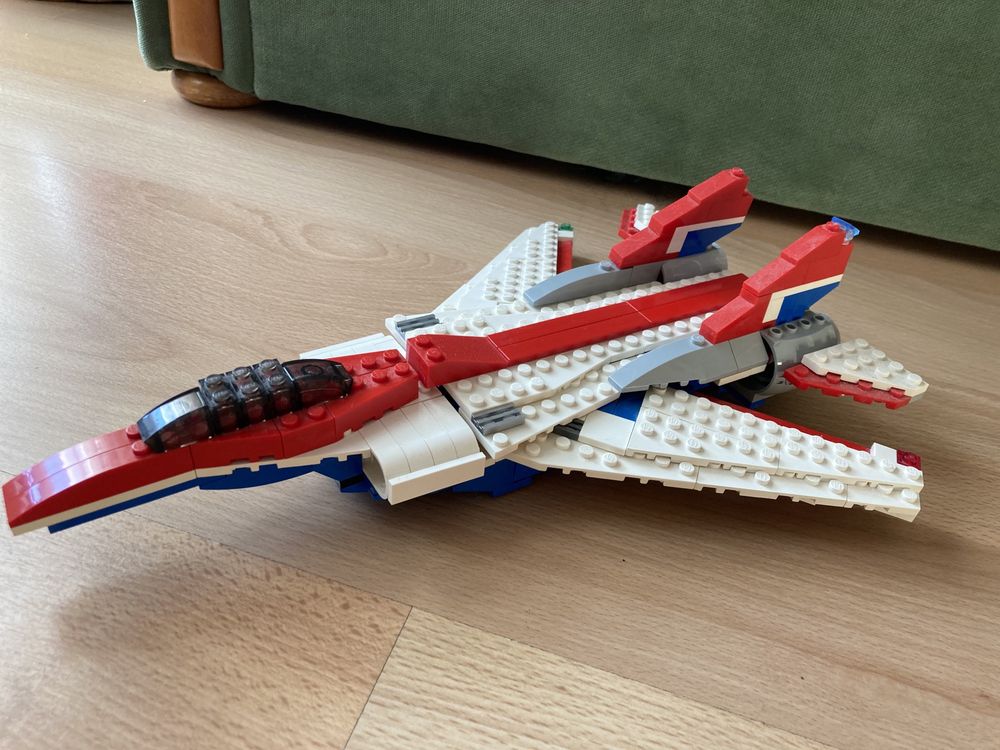 Lego 4953 Creator 3 w 1 - odrzutowce, samolot - stan bardzo dobry