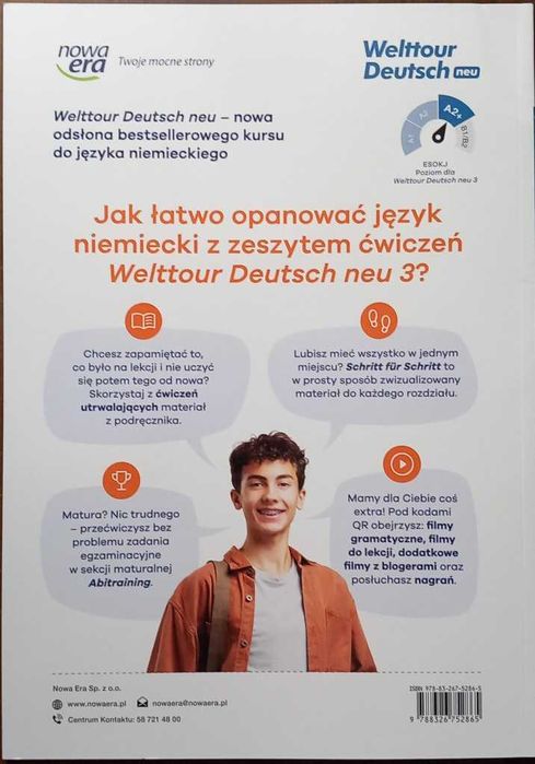 Welttour Deutsch neu 3 Zeszyt ćwiczeń język niemiecki Edycja 2024