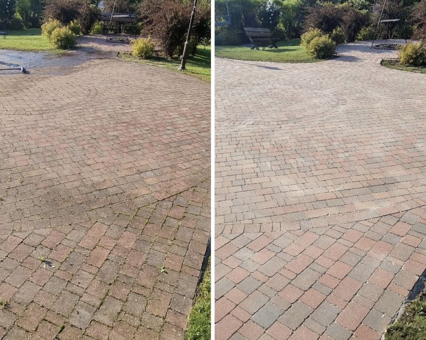 Mycie kostki brukowej, elewacji, dachów, ogodzeń, garaży podziemnych