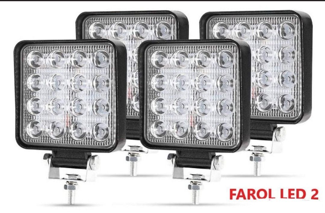 Faróis Led Carro, Moto, Trator, Camião, Off-road