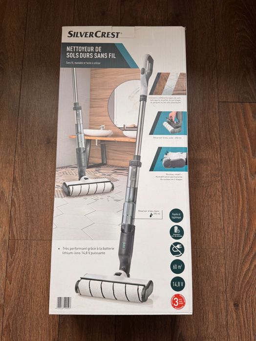 Bezprzewodowy MOP MYJĄCY SUSZĄCY 2w1