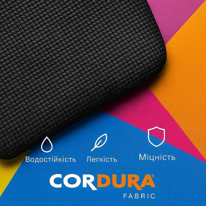 Сумка-бананка Adidas Cordura, чорна 1000D