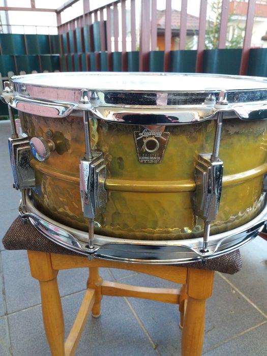Werbel Ludwig Supraphonic Hand Hammered Brąz LB552K 14''X6.5'' VINTAGE