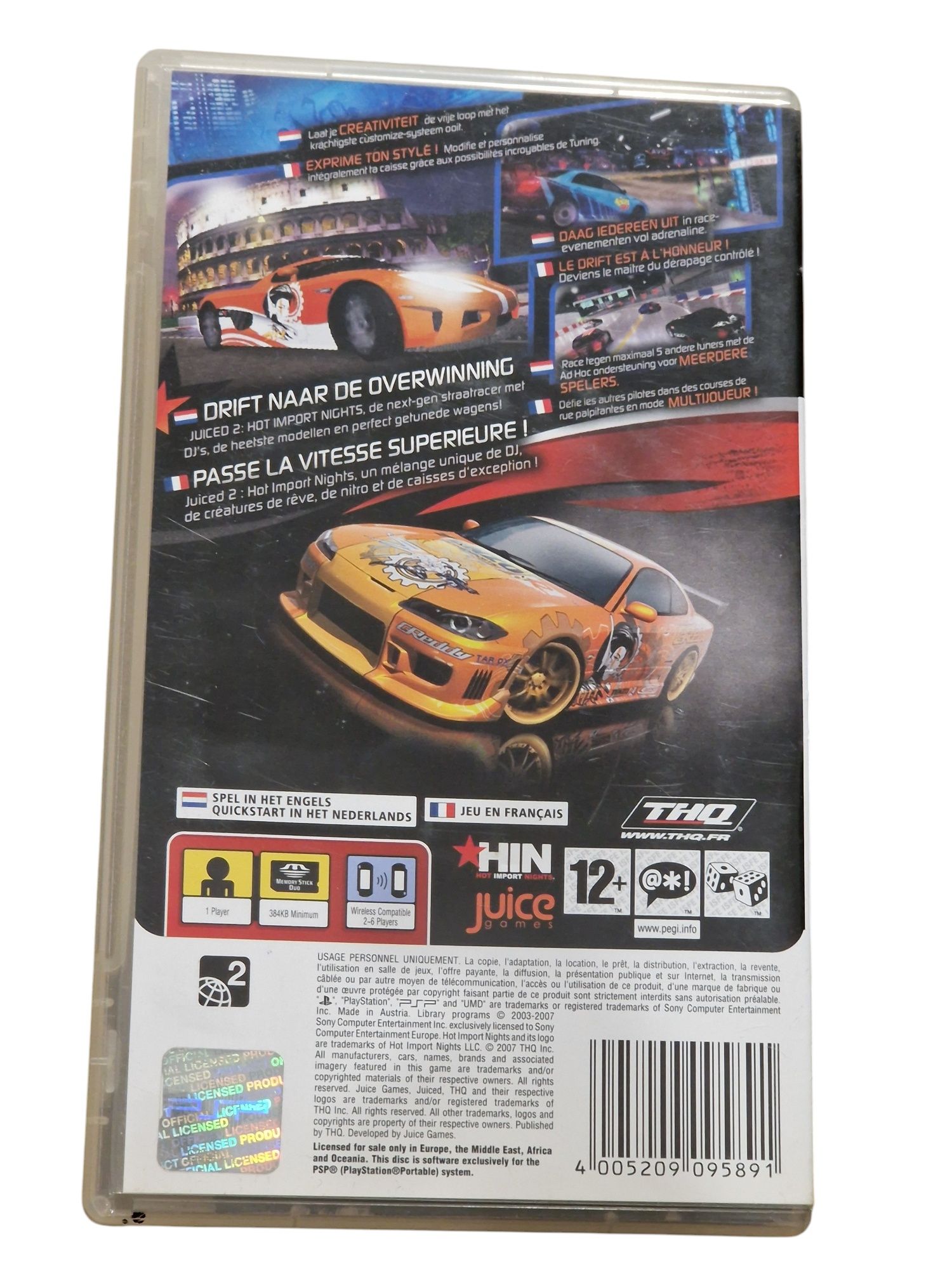 Gra Juiced 2 Hot Import Nights PSP sony portable