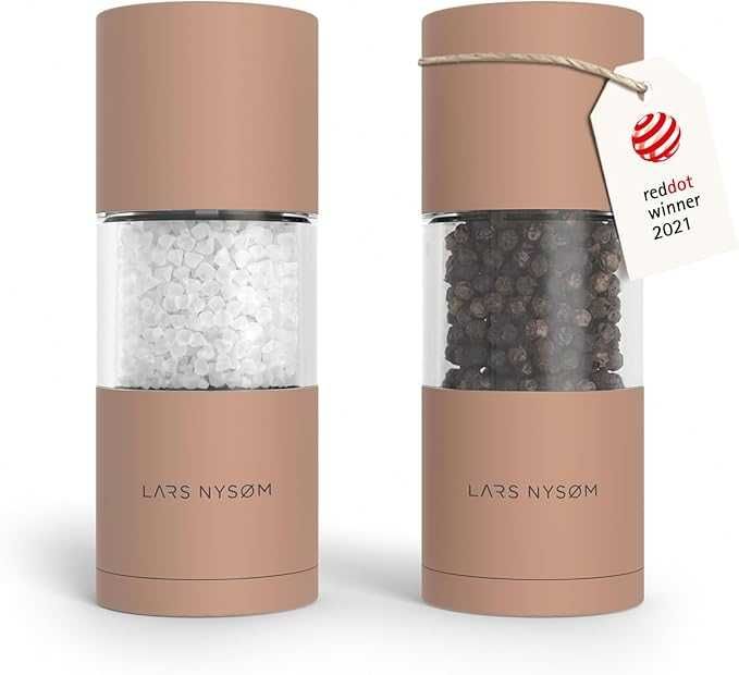 Zestaw Ceramicznych Młynków do Soli i Pieprzu LARS NYSØM (Blush Rose)