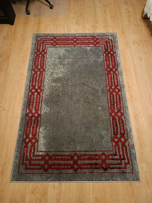 Nowoczesny, szary dywan do salonu/kuchni/pokoju 115 cm x 185 cm