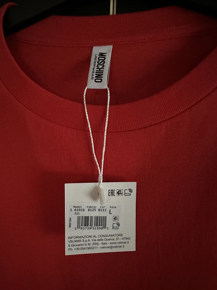 T-shirt męski Moschino rozmiar L