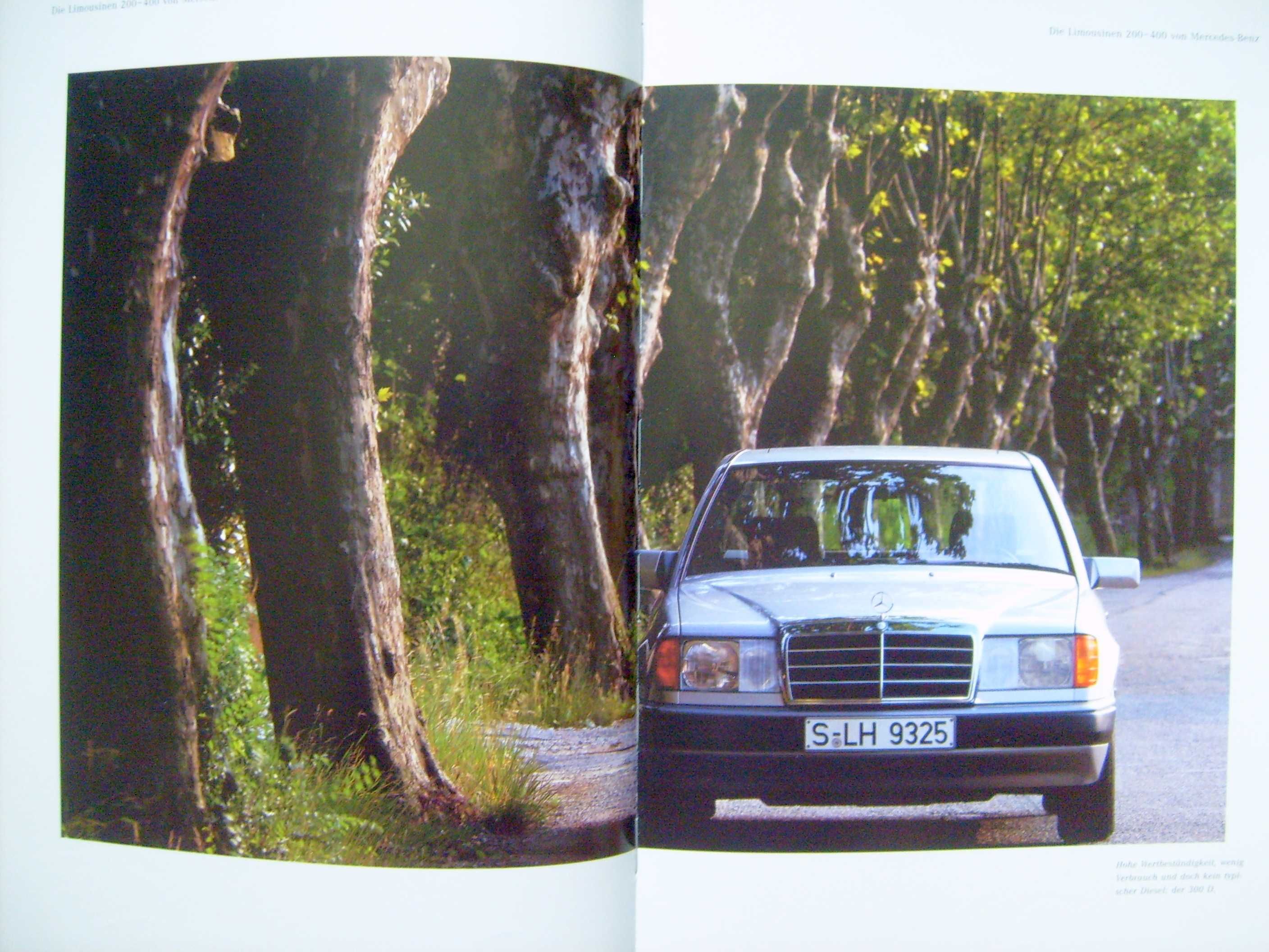 MERCEDES W124 Limousine 200 - 400 / 1993 * prospekt 60 str., stan BDB