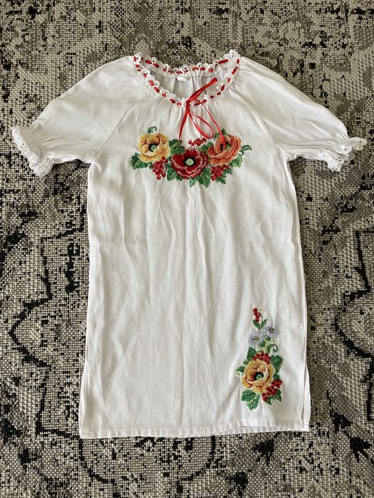 Лляна вишиванка сукня на 5 років