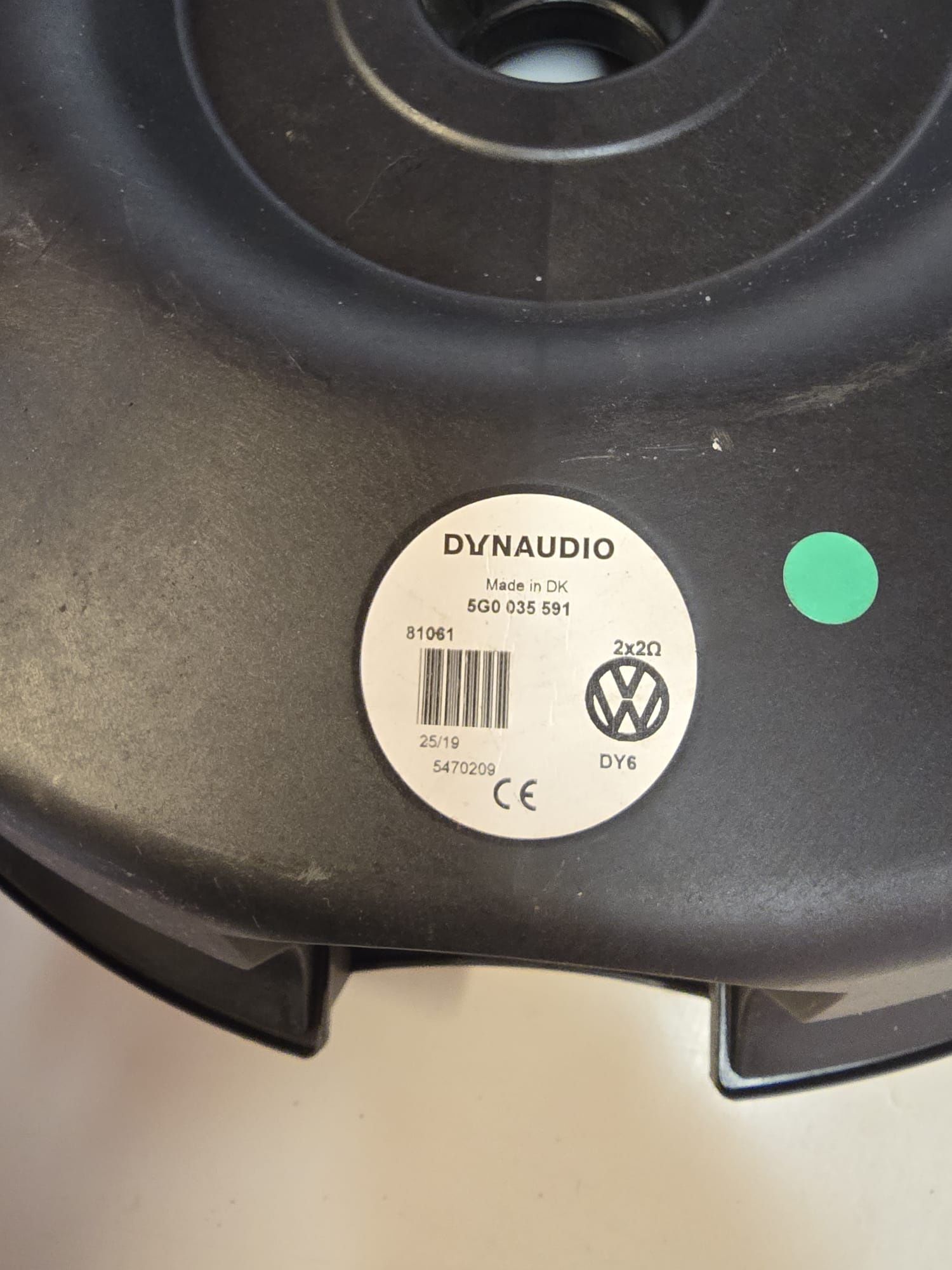 Subwoofer dynaudio passat b8 golf 7 arteon tiguan 2 5n