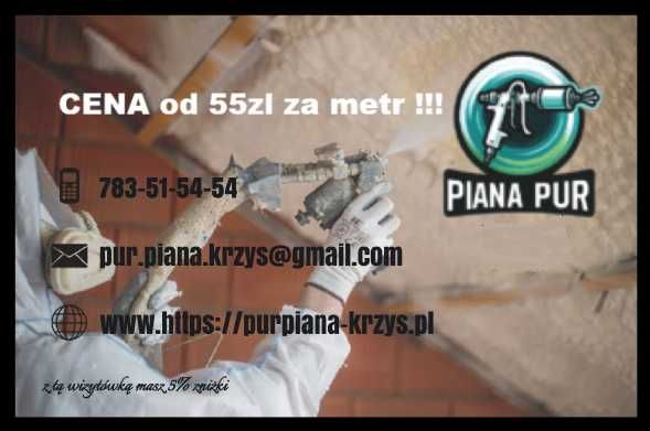 Ocieplenie Pianowanie pianą PUR ATRAKCYJNE CENY