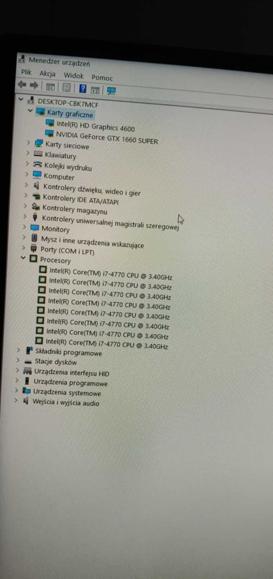 Komputer Gamingowy GTX 1660 Super Intel Core I7
