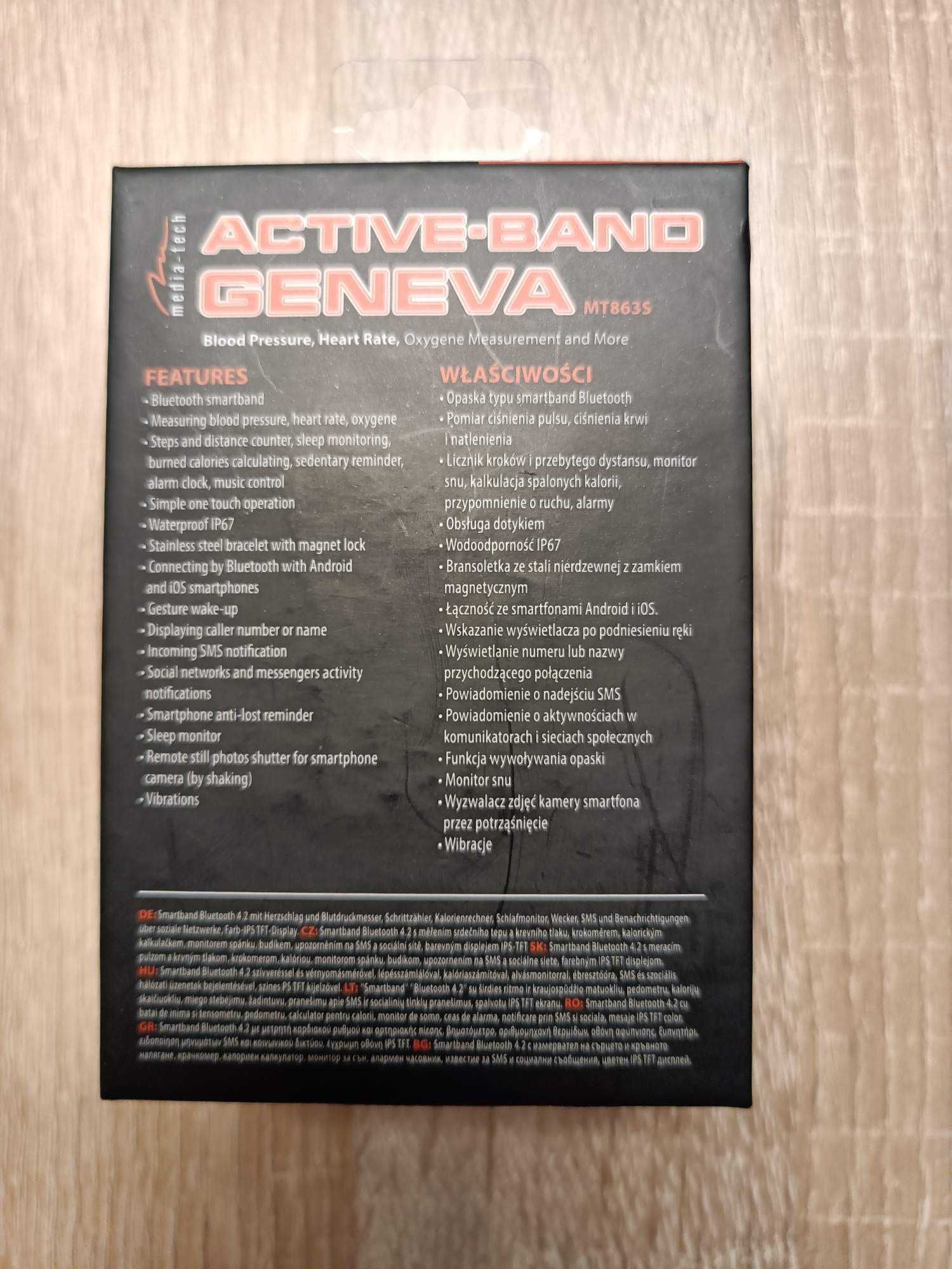 Active Band Geneva - opaska media-tech