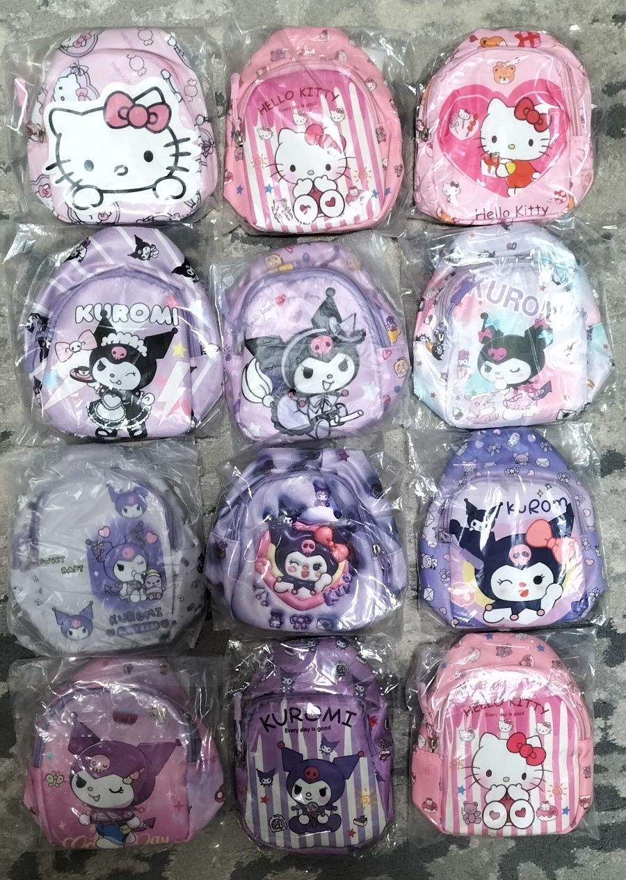 Дитяча сумка Куромі, Хеллоу Кітті, Мелоді, Cinnamoroll, Почакко, Стіч