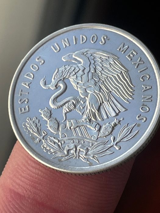 moeda prata México 1950