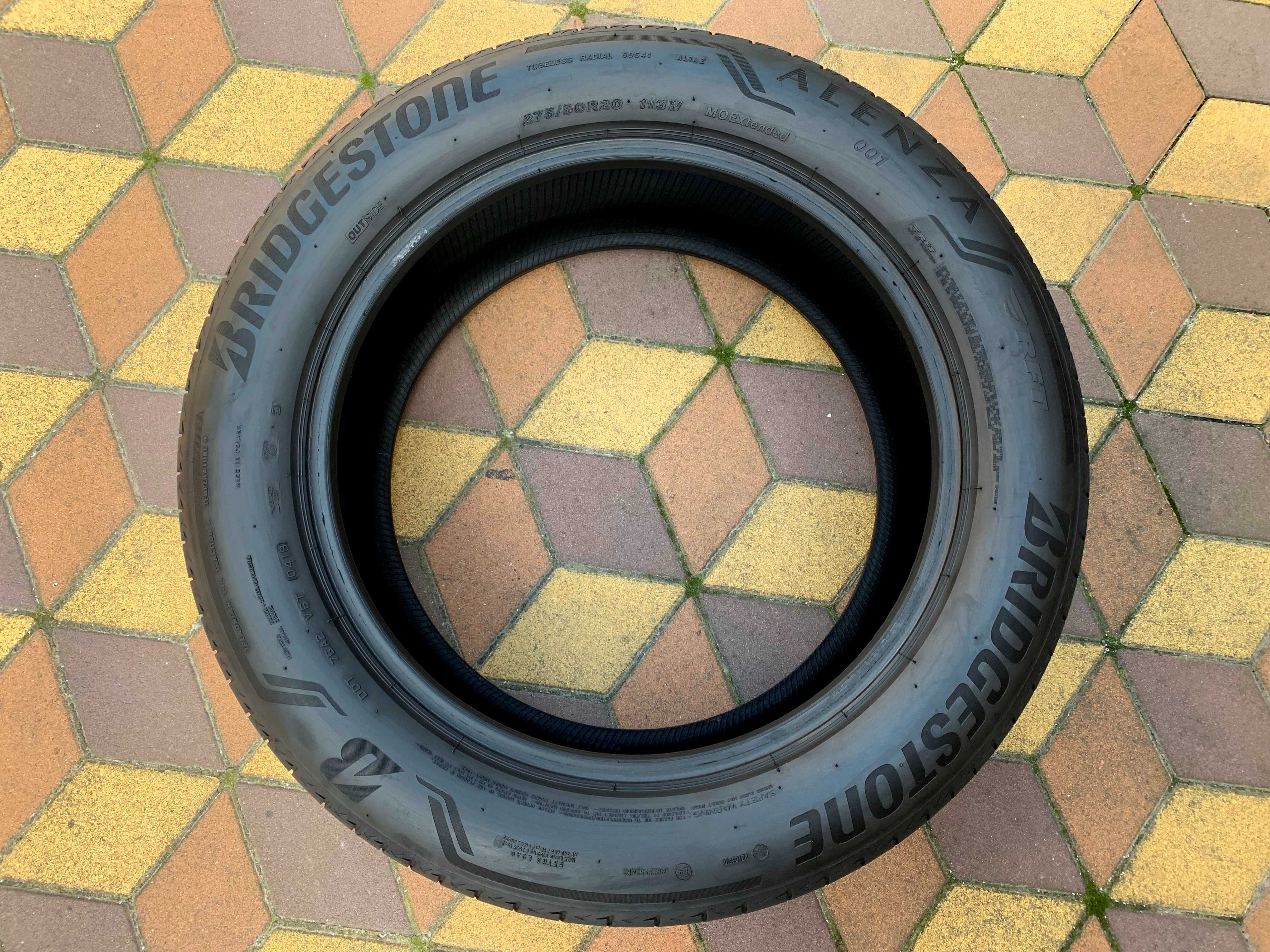 275/50 R20 Bridgestone Alenza 001 Run Flat. Шини літні 4 шт.