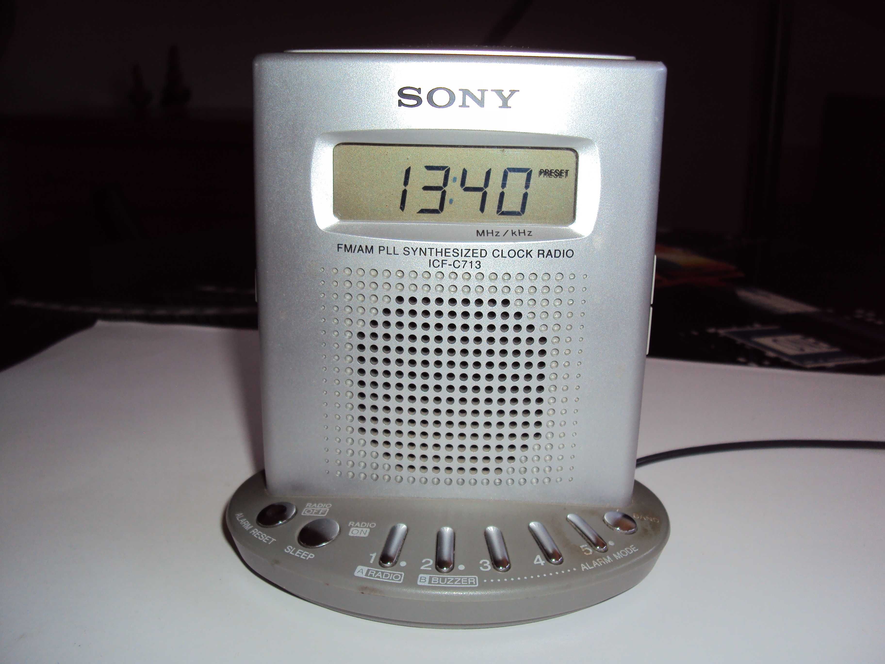 Rádio Relógio Despertador Sony  Modelo  Raríssimo em Perfeito