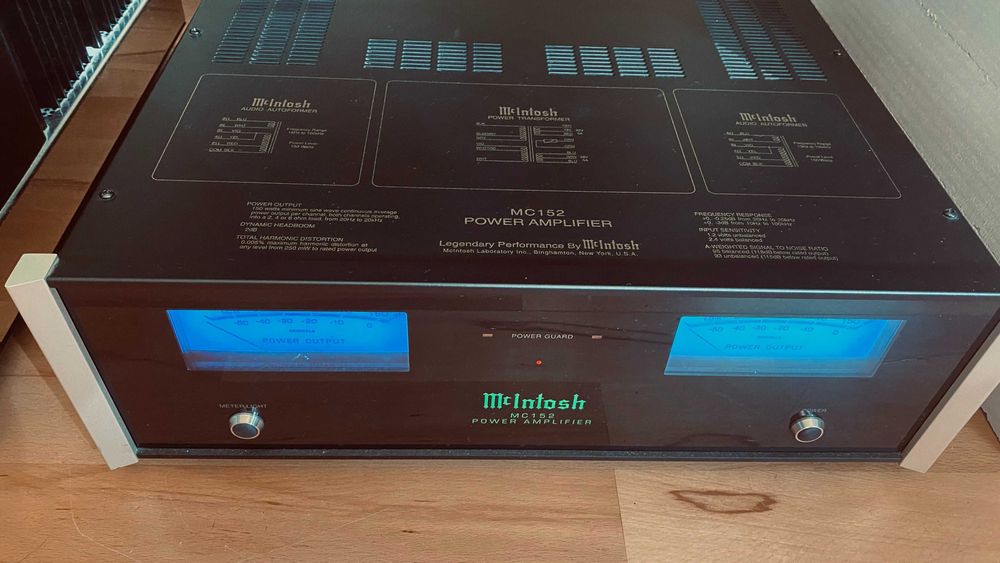McIntosh MC152 - stereofoniczny wzmacniacz mocy klasy high-end