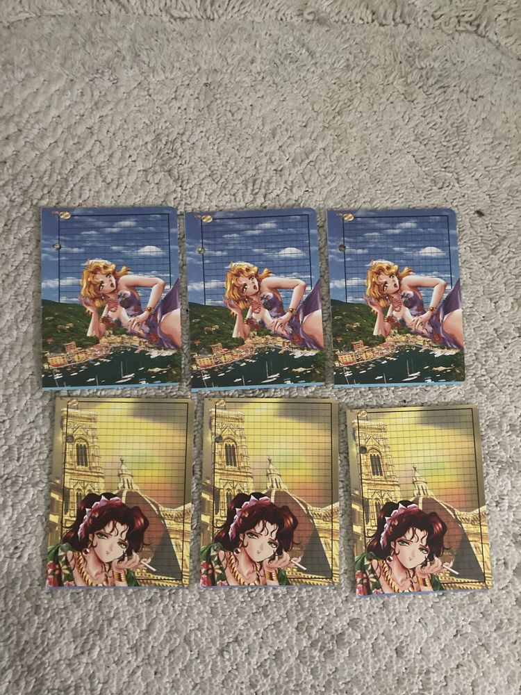 Zestaw karteczki do swgregatora a6 manga disney lata 90 y2k