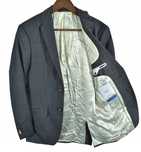 Bertoni White Travel Suit Wełniana Marynarka Męska 46