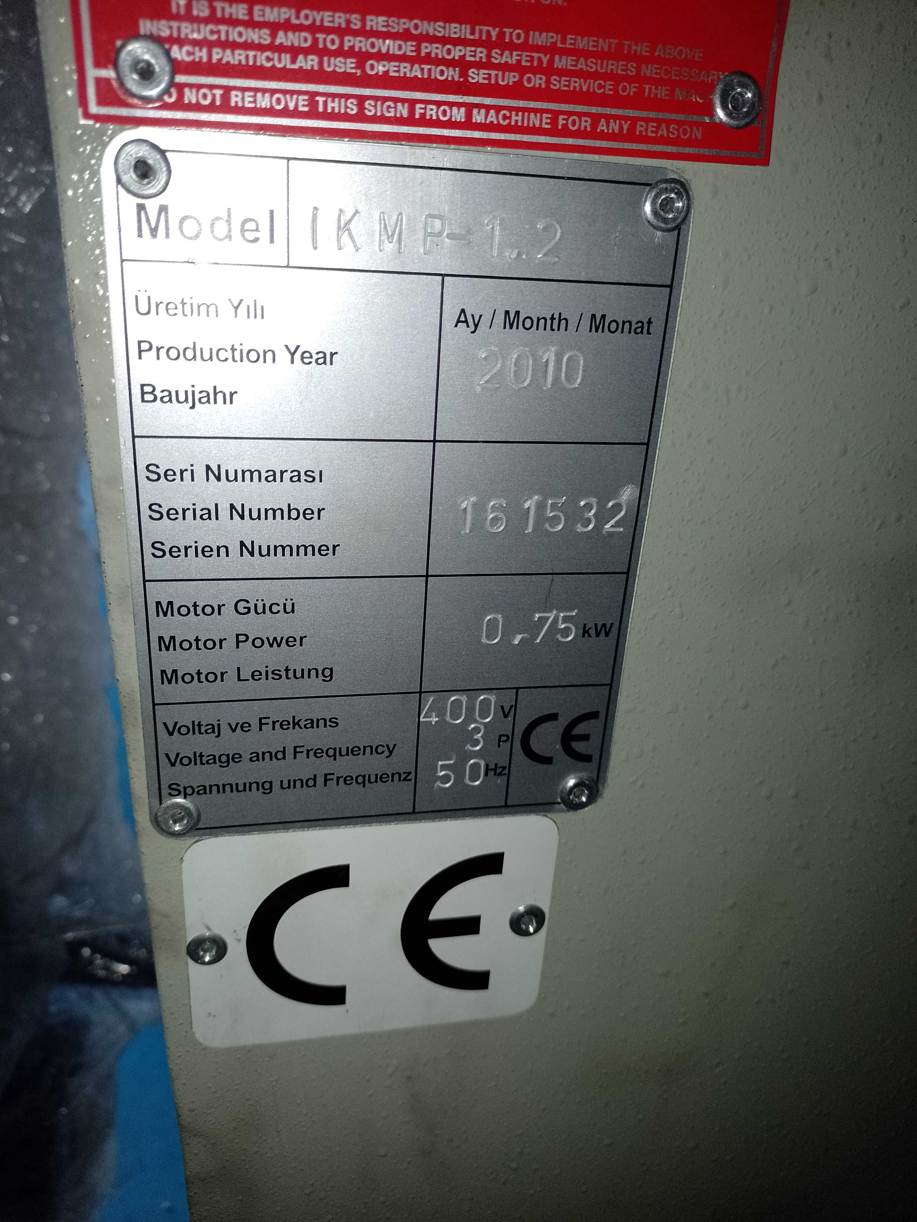 żłobiarka wyoblarka felcarka do blachy Falcon IKMP-1,2