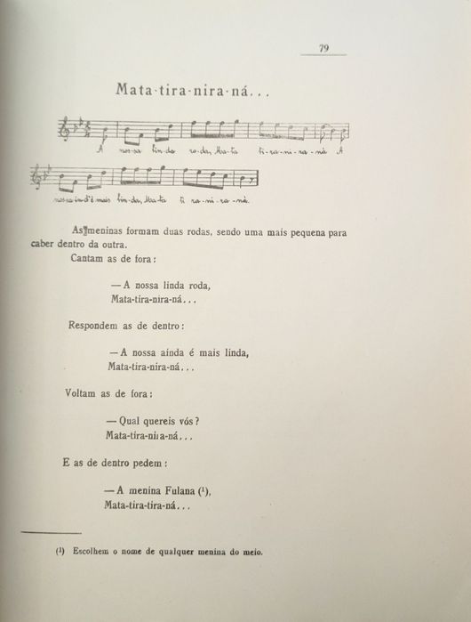 Jogos e canções infantis de 1943