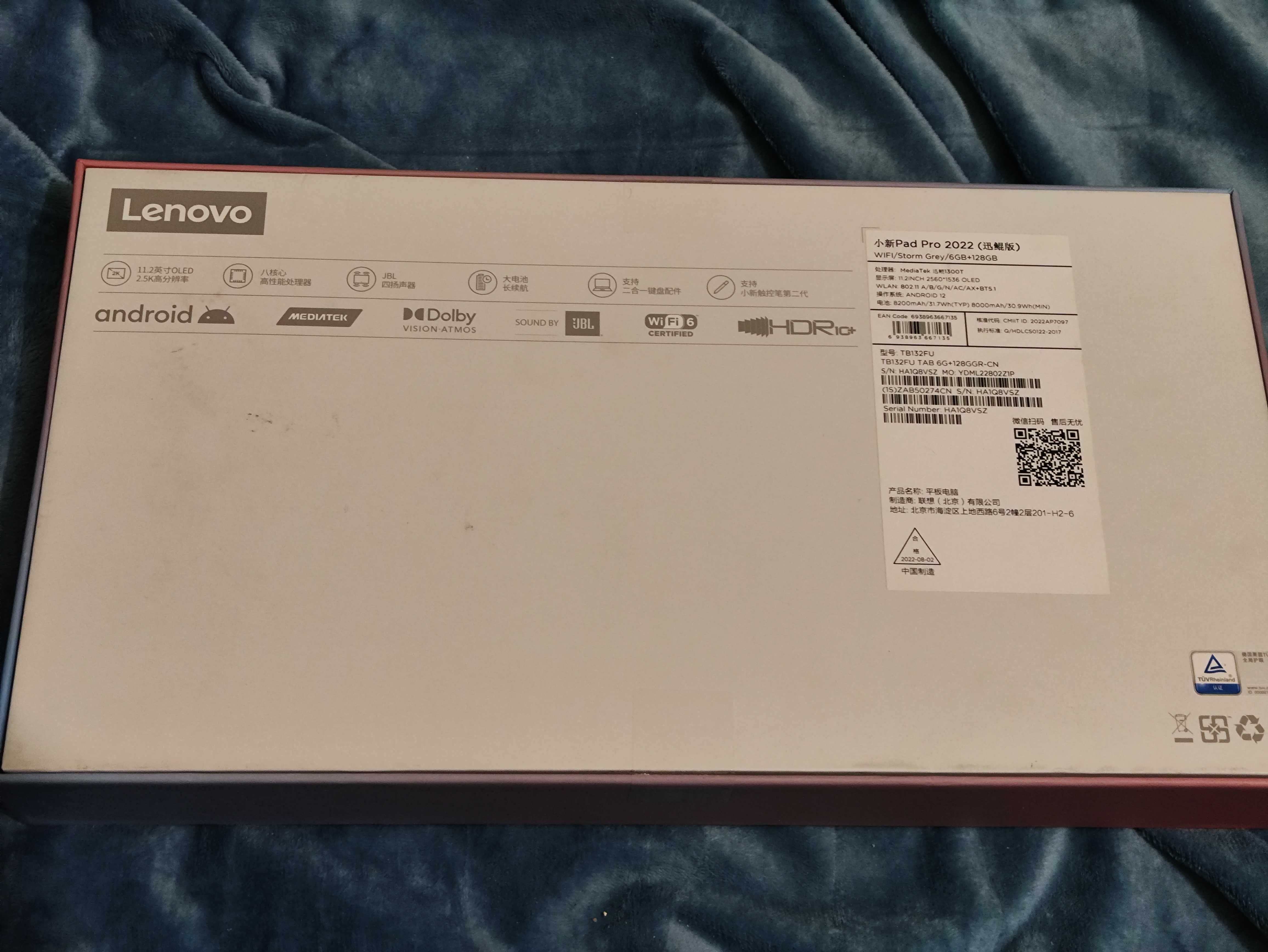 Планшет Lenovo OLED 6/128 Kompanio 1300T нерабочий