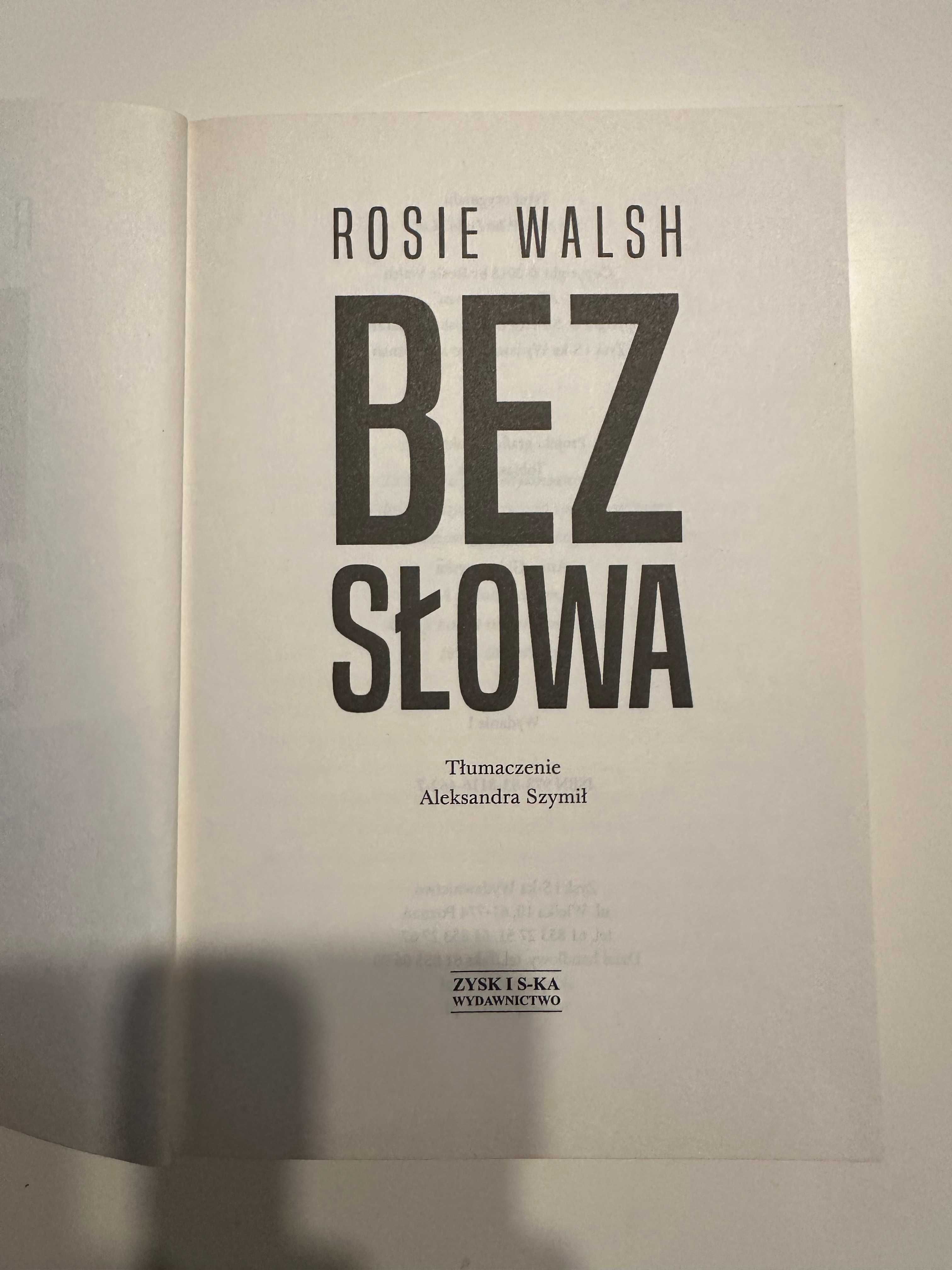 Bez słowa (Walsh R.)