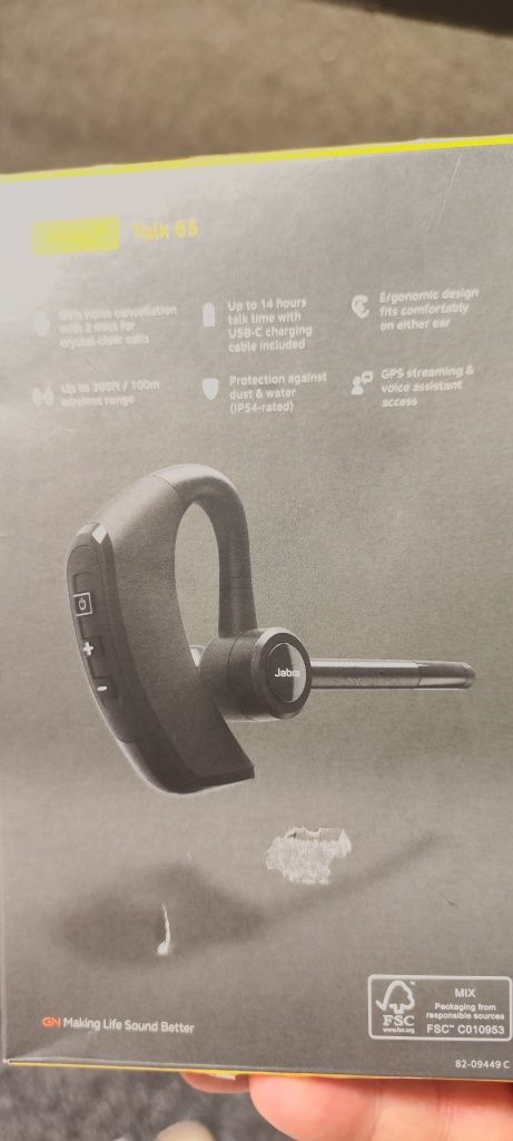 Jabra Słuchawka Bluetooth Talk 65 Noise Cancelling