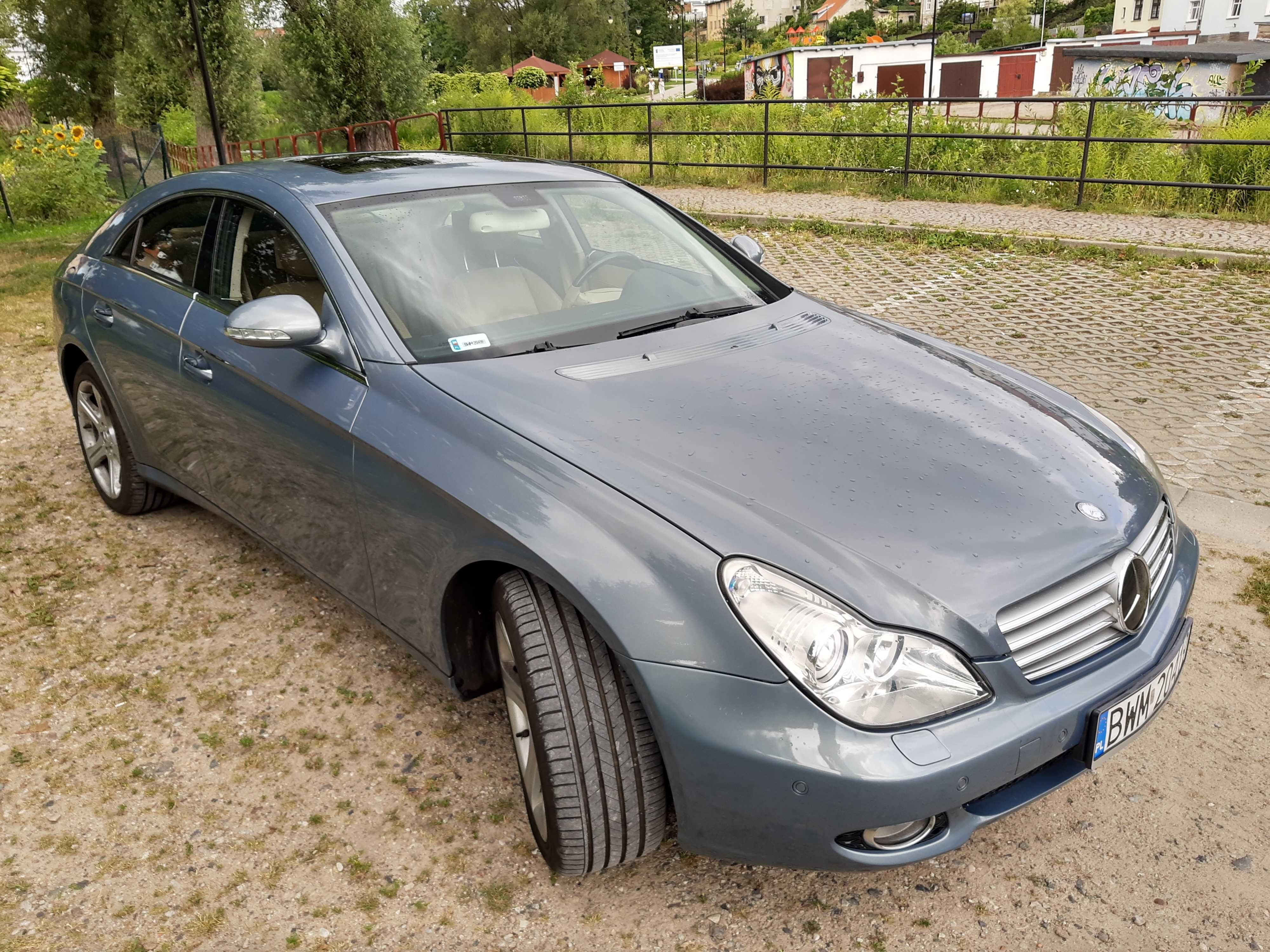 Mercedes CLS 500, bogata wersja, w oryginale, do naprawy