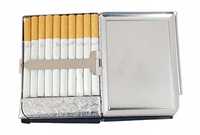 Papierośnica z zapalniczką 2w1 na 10 papierosów 6-0433