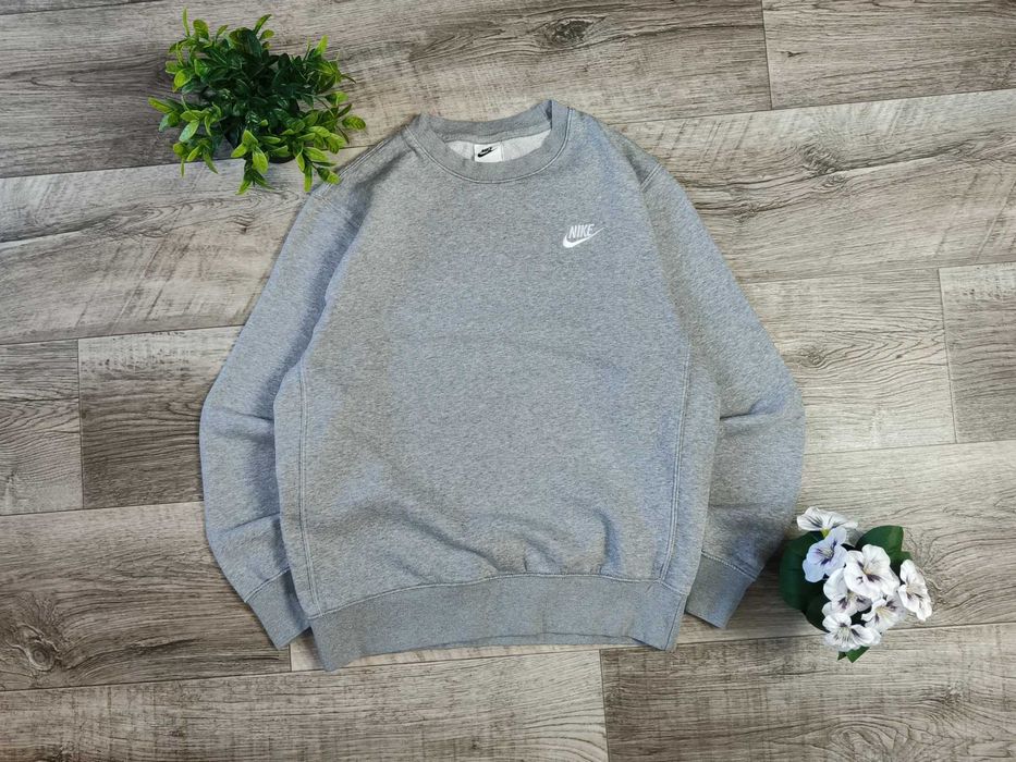 NIKE світшот чоловічий оригінал сірий бавовна М