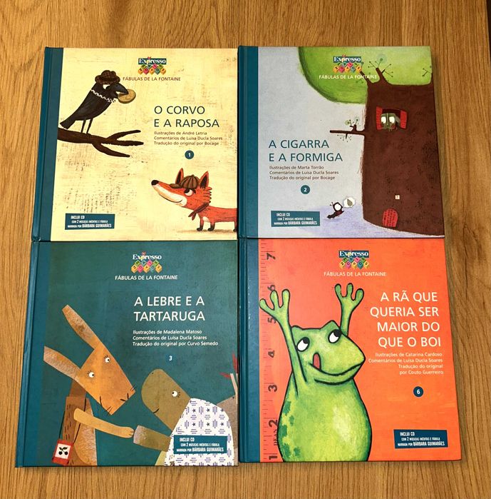 Coleção Livros Infantis - Fábulas de La Fontaine