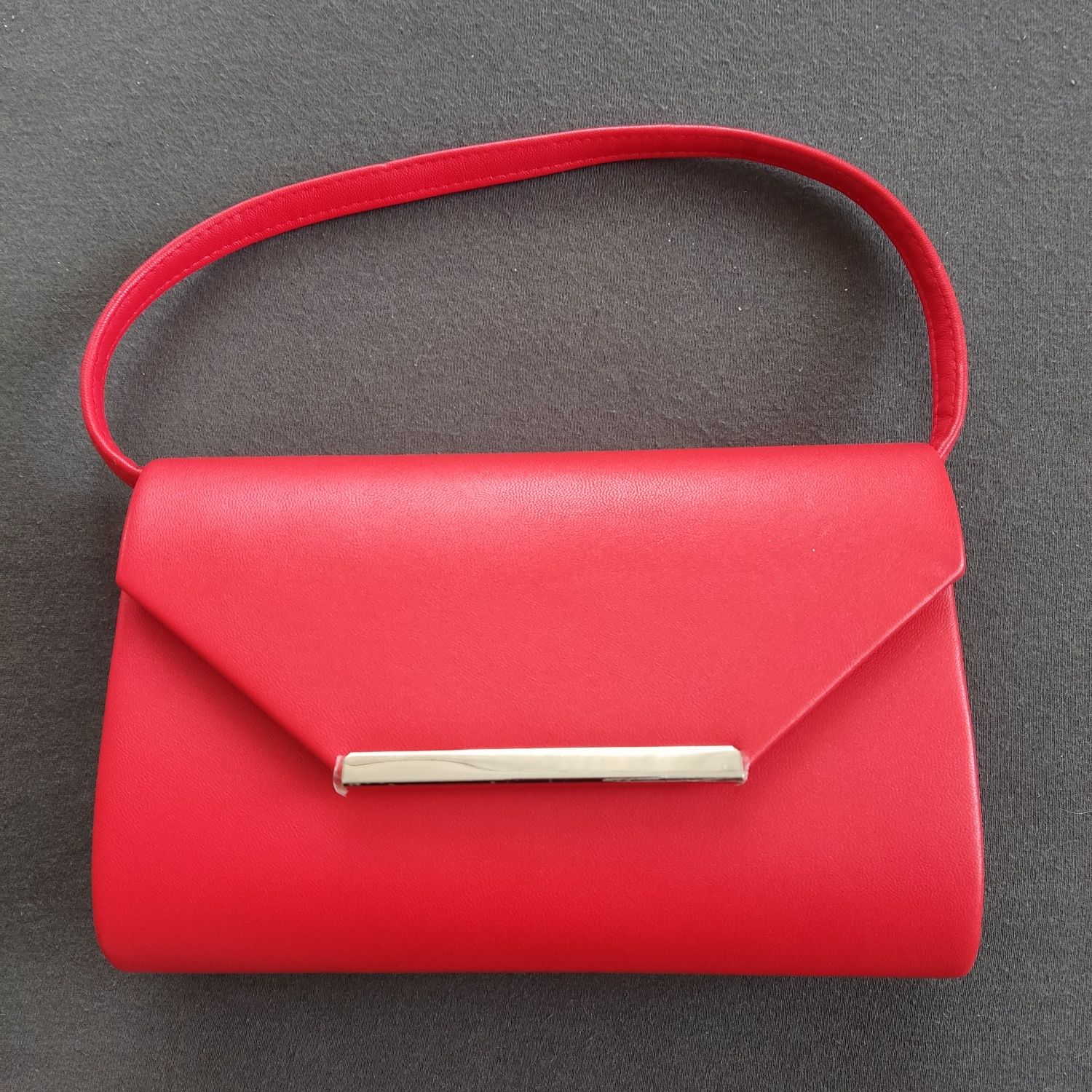 Nowa,mała  torebka -kopertówka czerwona