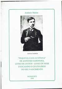 9918 Pequena casa Lusitana de António Sardinha, Livro de Ontem - Livr