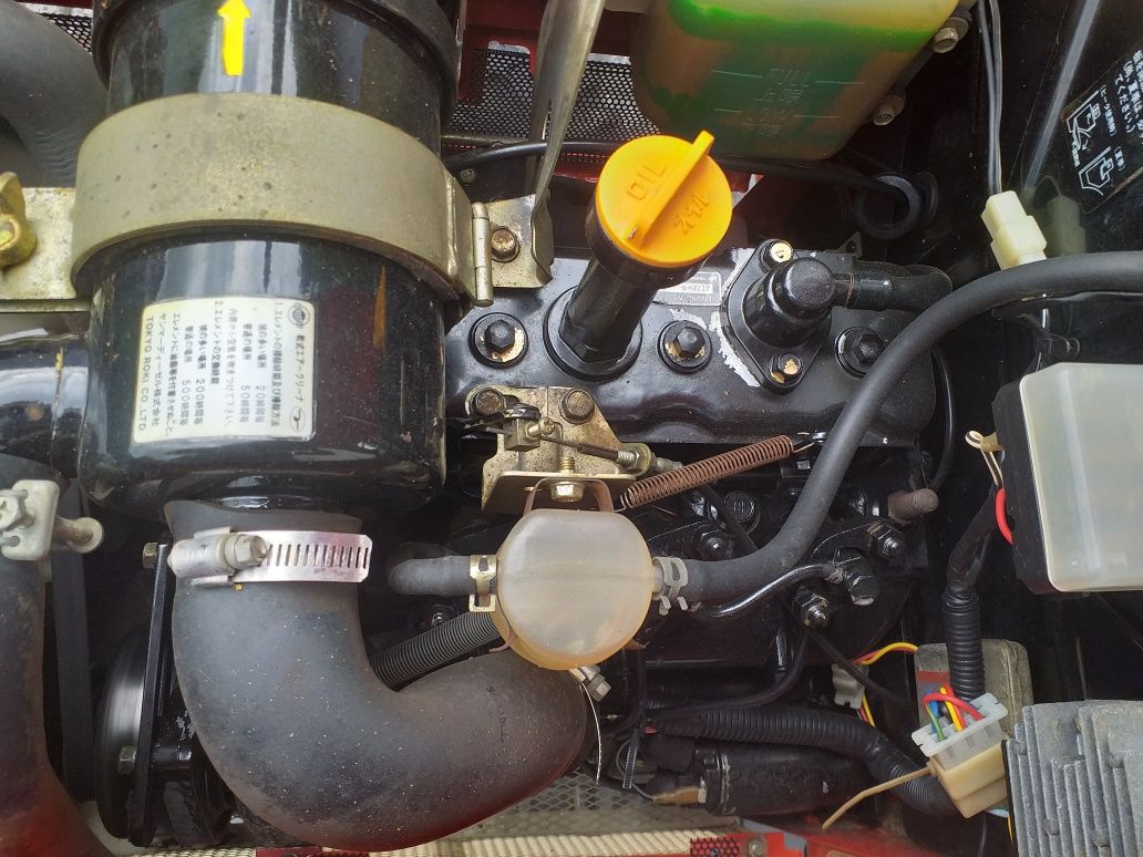 Mini Traktorek Yanmar F15D 15km3cylindr 4x4 z Glebogryzarką Orginal