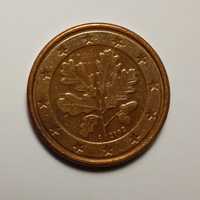 Moeda rara de 1 cêntimo A 2002
