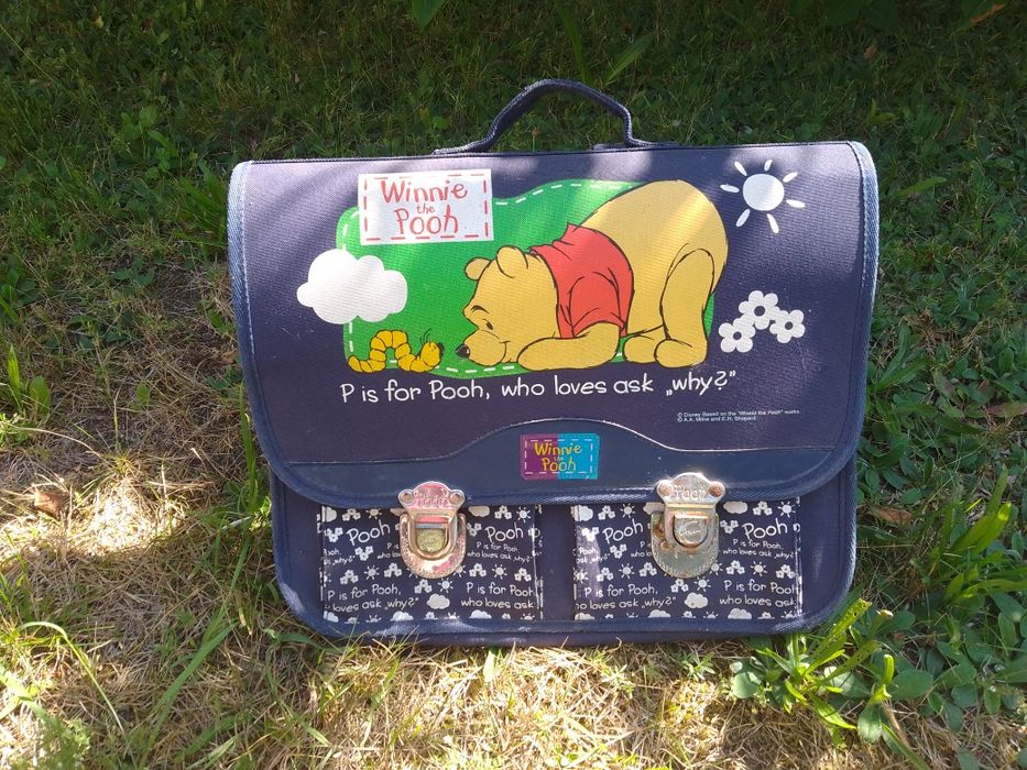 Tornister szkolny z czasów PRL-u