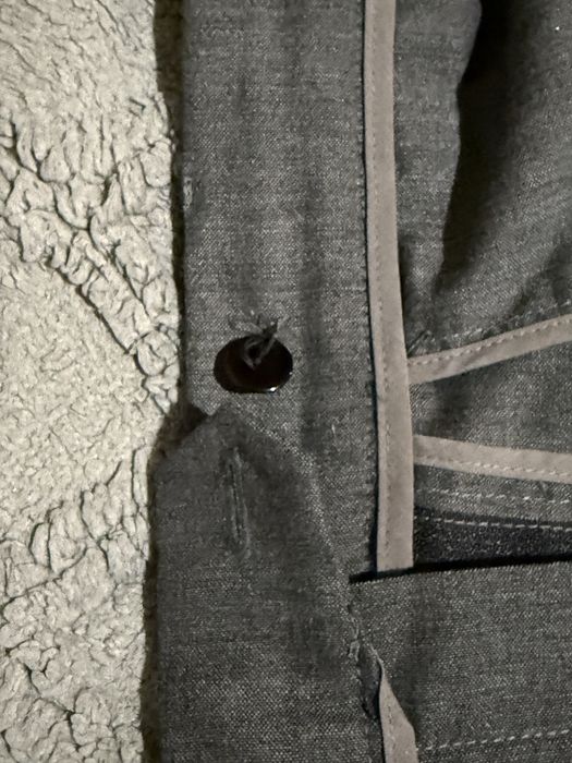 Сірі брюки палаццо з високим рівнем посадки, 98% вовна