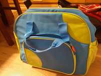 Torba lodówka termo zielono niebieska 45×20×34