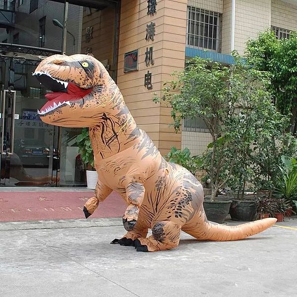 Kostium nadmuchiwany strój dinozaur Duży T-rex