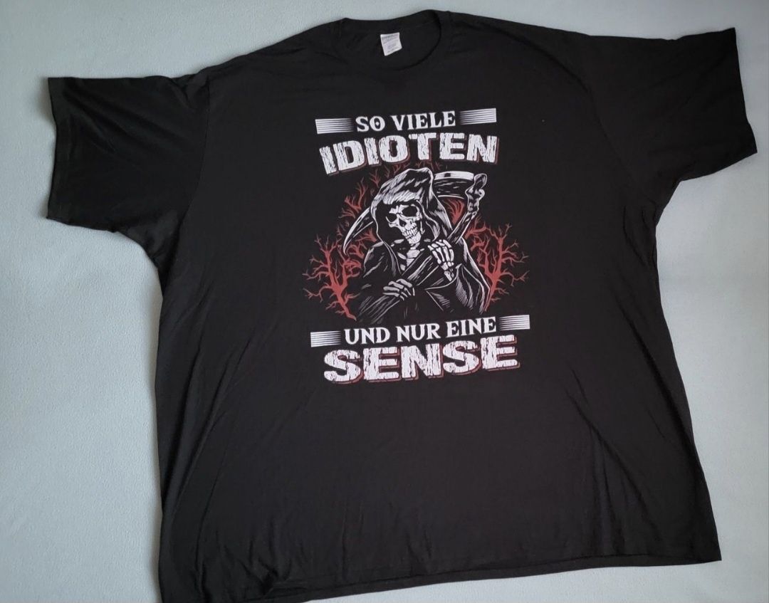 Koszulka tshirt moto czaszka śmierć kosa 6XL różne rodzaje