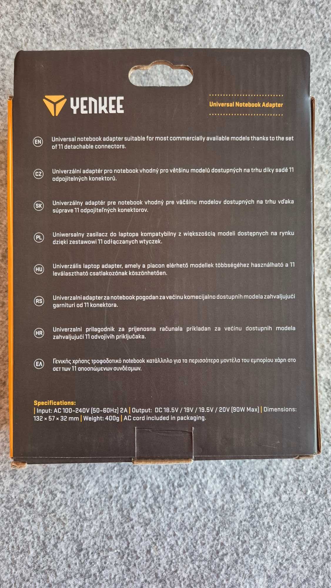 Uniwersalny zasilacz do laptopów