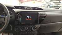 Auto rádio Toyota Hilux Auris Avensis GPS Bluetooth USB Carplay